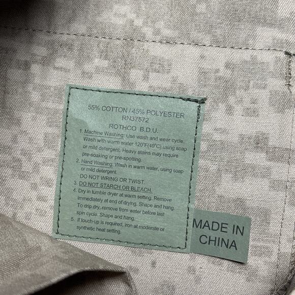 Desert Digital Camouflage Military BDU Cargo Bottoms Fatigue Trouser Size XL - Picture 4 of 7